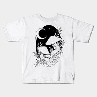 Night Mushrooms Kids T-Shirt